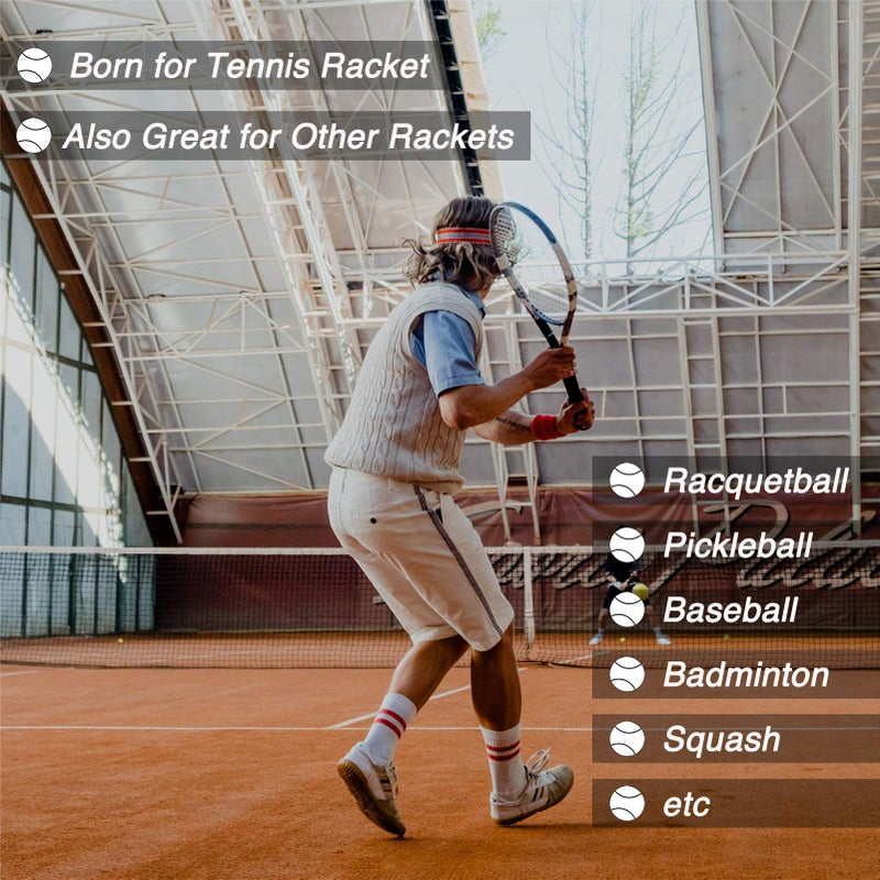 Tannius Dry Feel Tennis Overgrip (Pack of 9)  Long-Lasting Tennis Racket Grip Tape  Super-Absorbent and Non-Slip Racquet Grip (Mixed Colors) - Image 5